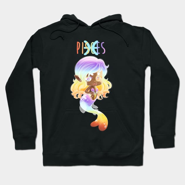 Pisces Koi Mermaid Hoodie by aPotatoBird